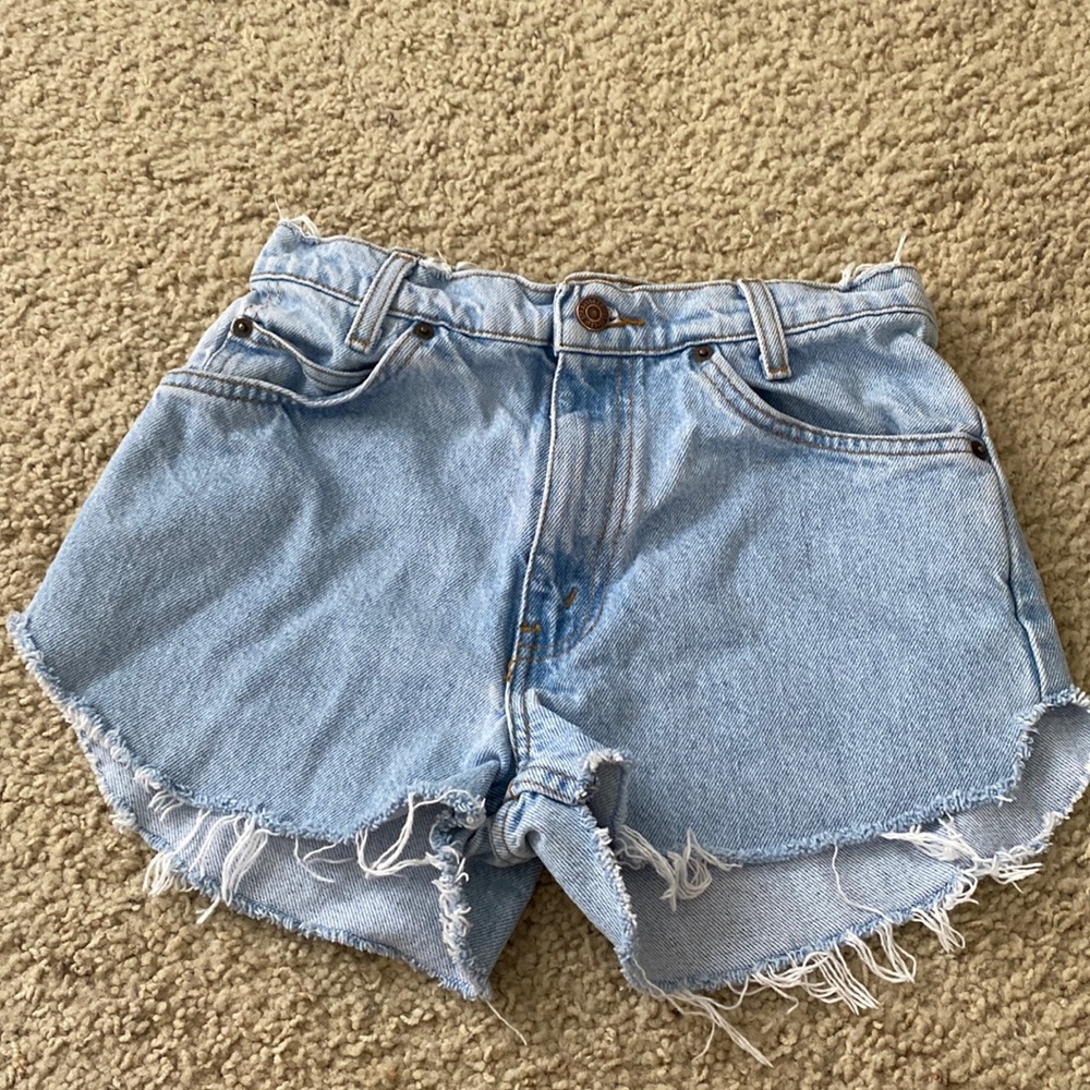 vintage ali grace levi jean shorts
